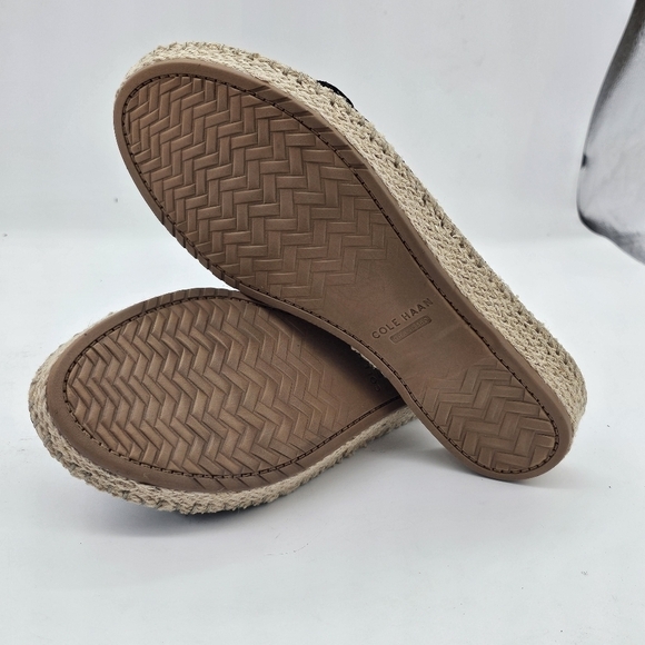 Cole Haan Womens Zerogrand Cloudfeel Sandals Espadrille Slide Black Size 8.5 - Picture 15 of 16